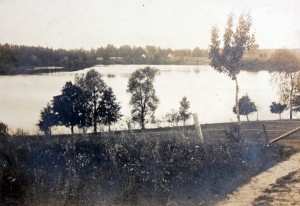 historia, widok, panorama, jezioro, czarna kuta, wieś kuty, mazury, polska